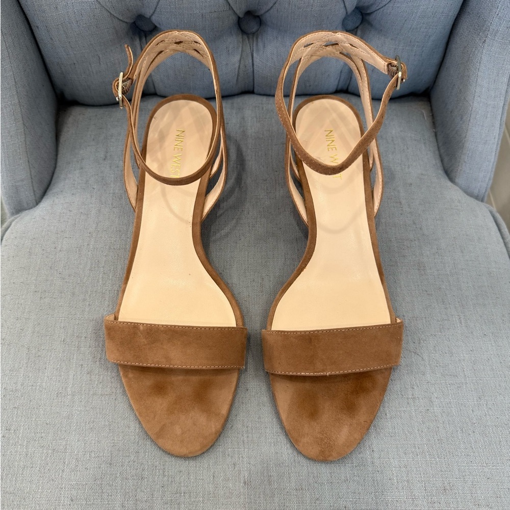 Nine West‎ Brown Strappy Sandals